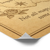 「強さの地図」感動的ヴィンテージP ポスター (角)