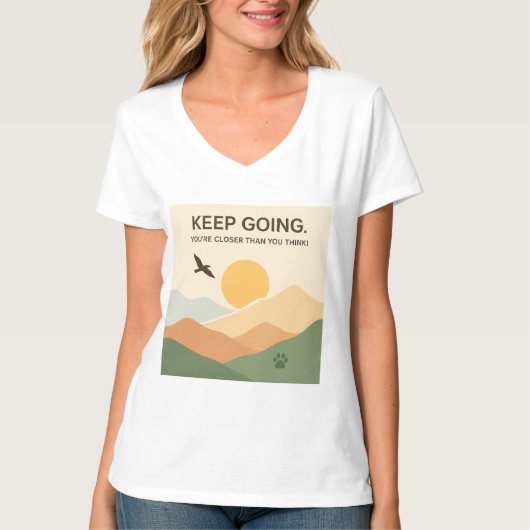 強さの影 Tシャツ (正面)