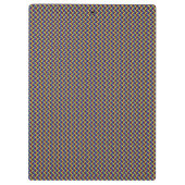 強さの虹のリボンの多様性の生地 クリップボード (裏面)