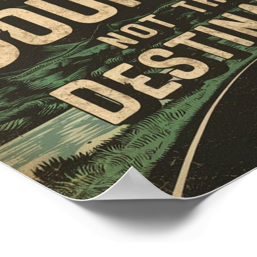 強さは旅の中にある ポスター (角)