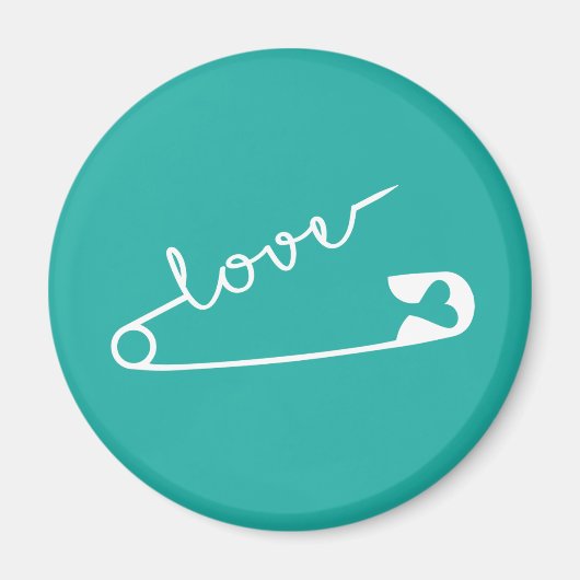 強さを一緒に愛アクア マグネット (正面)