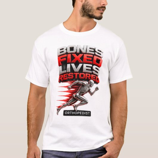 🦴強さを回復させる整形外科医 🔩 Tシャツ (正面)