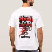 🦴強さを回復させる整形外科医 🔩 Tシャツ (裏面)