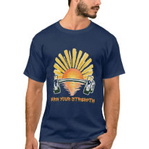 強さを手に入れろ モチベーショナルジムTシャツ