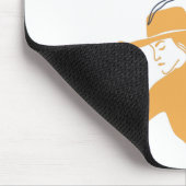 強さを着たミニマルなボホ女性ラインアート マウスパッド (コーナー)