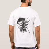 強さを身に着けろ。戦士として生きろ。 Tシャツ (裏面)