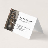 強さコーチ | Kettle Bells |重み 名刺 (正面)