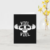 強さスポーツヴィエヒルフトヴィエルことわざトレーニングFi カード (黄色い花)