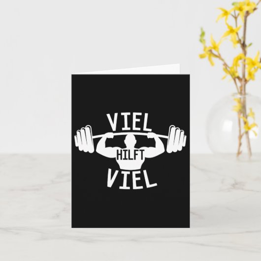 強さスポーツヴィエヒルフトヴィエルことわざトレーニングFi カード (黄色い花)