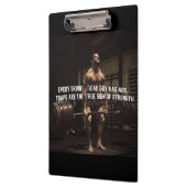 強さトレーニングのモチベーション – トラップ – トレーニング クリップボード (左)