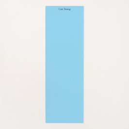 強さトレーニングスカイブルー ヨガマット