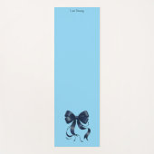 強さトレーニングブルーボウ ヨガマット (正面)