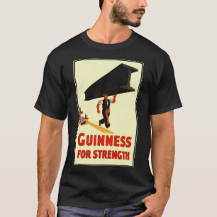 強さポスターのギネス Tシャツ