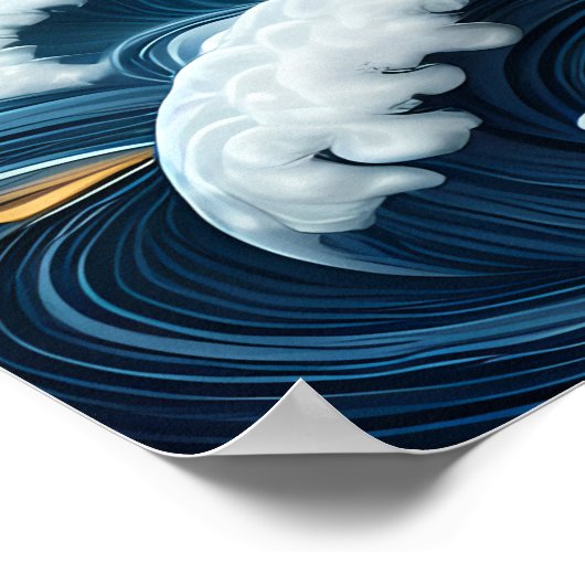 強さ威厳のあると愛国心を象徴するワシ ポスター (角)