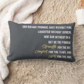 強さ心地よいおよびライトの約束 ランバークッション (ブランケット)