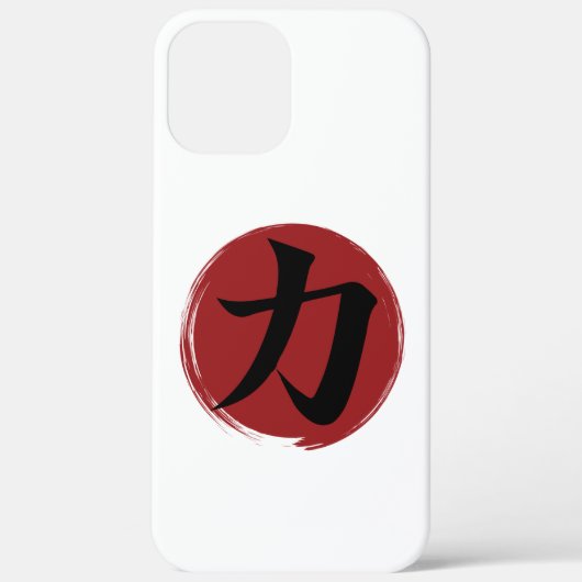 強さ漢字シンボル書日本の道 Case-Mate iPhoneケース (裏面)