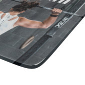 強さ適性女性の筋肉のアウトやる気を起こさせる カッティングボード (角)