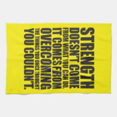 強さ – やる気を起こさせる単語 キッチンタオル (横)