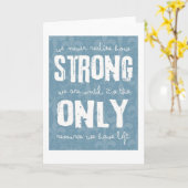 強さ カード (黄色い花)