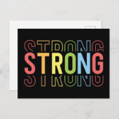 強さ ポストカード (正面/裏面)