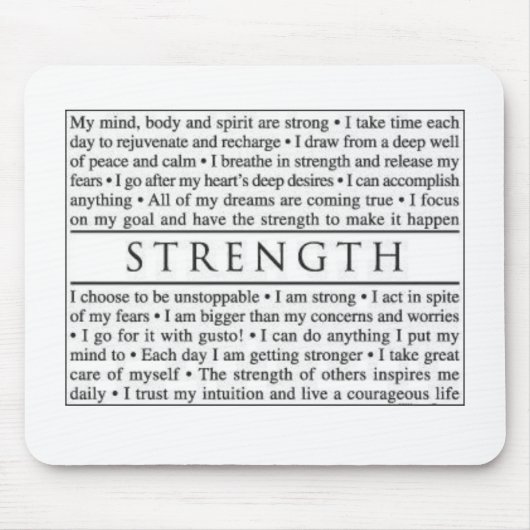強さ マウスパッド (正面)