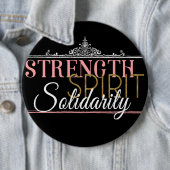 強さ、精神、団結 缶バッジ (インサイチュ)