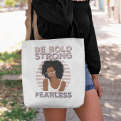 強はっきりしたく、恐れを知らない女性のエンパワーメント トートバッグ