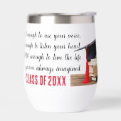 強はっきりした力で熱ワインのタンブラー (左面)