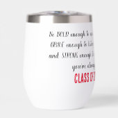 強はっきりした力で熱ワインのタンブラー (正面)