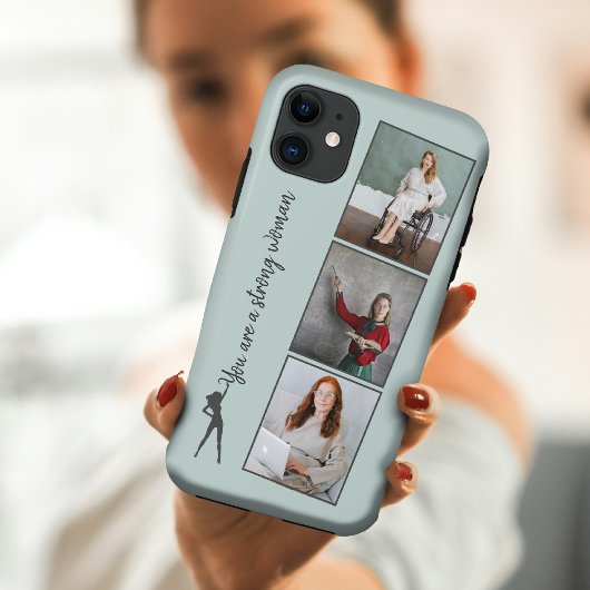 強カスタムい女性の写真コラージュiPhoneケース Case-Mate iPhoneケース