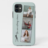 強カスタムい女性の写真コラージュiPhoneケース Case-Mate iPhoneケース (裏面)