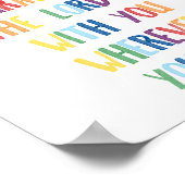 強カラフルく勇敢なポスター ポスター (角)