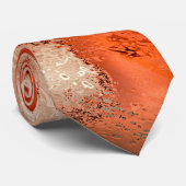 強クラシックい赤と珊瑚の色合いで染色する ネクタイ (ロール)