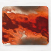 強クラシックい赤と珊瑚の色合いで染色する マウスパッド (正面)