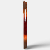 強クラシックい赤と珊瑚の色合いで染色する Case-Mate iPhoneケース (裏面 / 左)