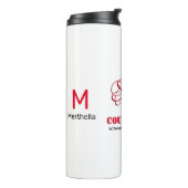 強パーソナライズされたい勇気ある女性クリスチャン タンブラー (回転左)