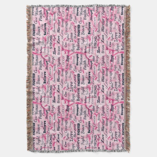 強信じいピンクのフリンジで生きる戦闘機 スローブランケット (正面縦)