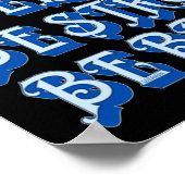 強信じく勇敢にやる気を起こさせるなる ポスター (角)