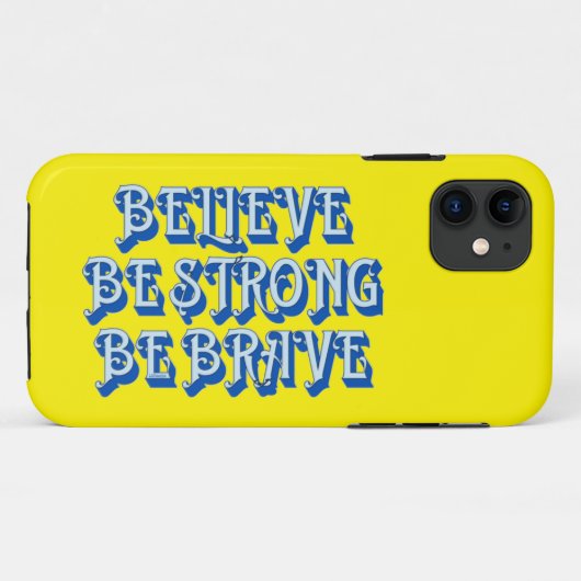 強信じく勇敢にやる気を起こさせるなる Case-Mate iPhoneケース (裏面(横))