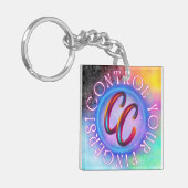 強制キー独占的チェーンの繰り返し キーホルダー (正面左)