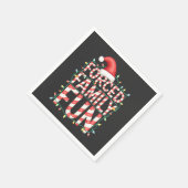 強制ファミリーおもしろいおもしろいファミリーのマッチング服 スタンダードカクテルナプキン (角)