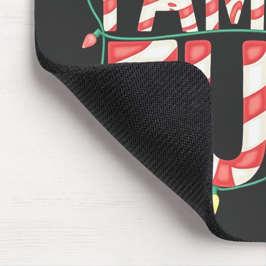 強制ファミリーおもしろいおもしろいファミリーのマッチング服 マウスパッド (コーナー)