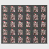 強制ファミリーおもしろいおもしろいファミリーのマッチング服 ラッピングペーパー (フラット)