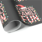 強制ファミリーおもしろいおもしろいファミリーのマッチング服 ラッピングペーパー (ロールコーナー)