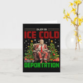 強制制楽しむ御のGlを氷で冷おもしろいやす カード (黄色い花)