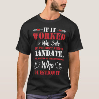強制力に頼る必要のないクールなワクチン反対派 N Tシャツ
