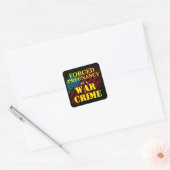 強制妊娠は戦争犯罪である スクエアシール (封筒)