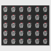 強制家族おもしろいパーティー懇親会皮肉クリスマス ラッピングペーパー (フラット)