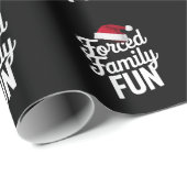 強制家族おもしろいパーティー懇親会皮肉クリスマス ラッピングペーパー (ロールコーナー)