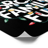 強制家族おもしろい皮肉なクリスマスおもしろいクリスマスP ポスター (角)